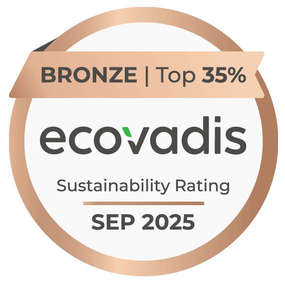EcoVadis Sustainability Rating 2025