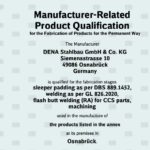 DB: Manufacturer-related product qualification